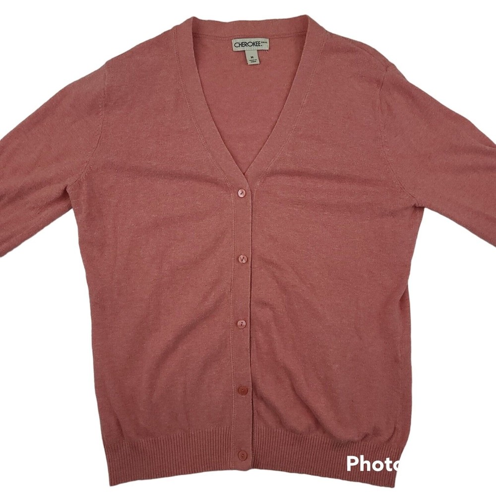 Cherokee Women's size Medium Cardigan Sweater